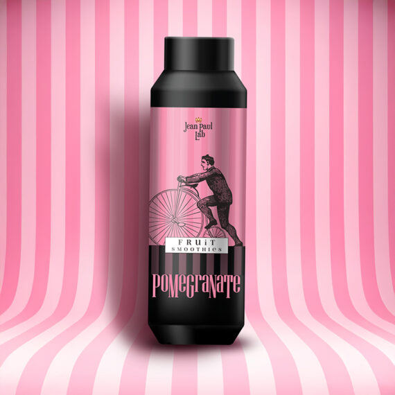 Award-winning Smoothies vintage packaging design by ABC Design Communication, blending retro and modern fresh visuals