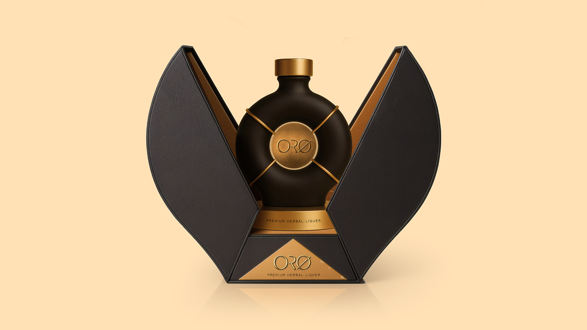 ORO box Luxury Liquor packaging design by ABC Design Communication